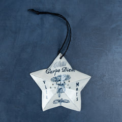 Ceramic Star Ornament By Arii Momoyo Pottery