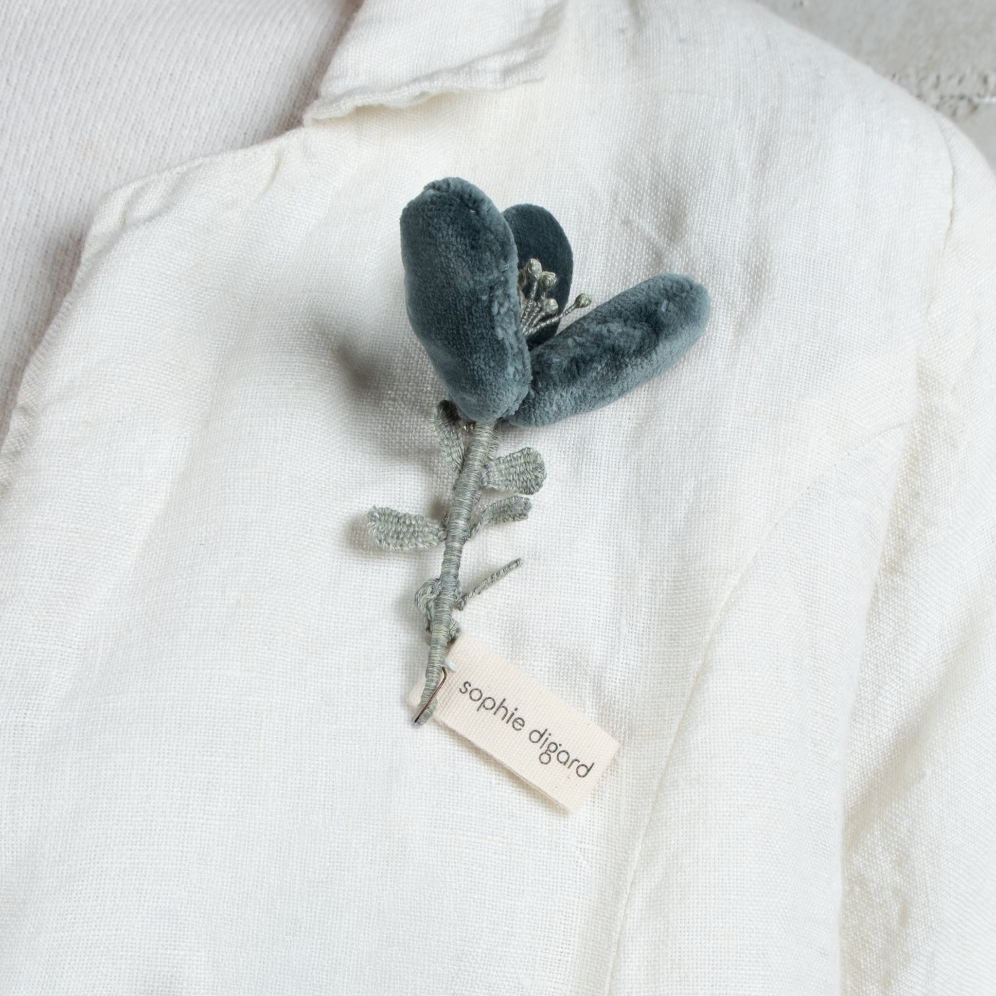 Sophie Digard Hand Crocheted Laguna Brooch