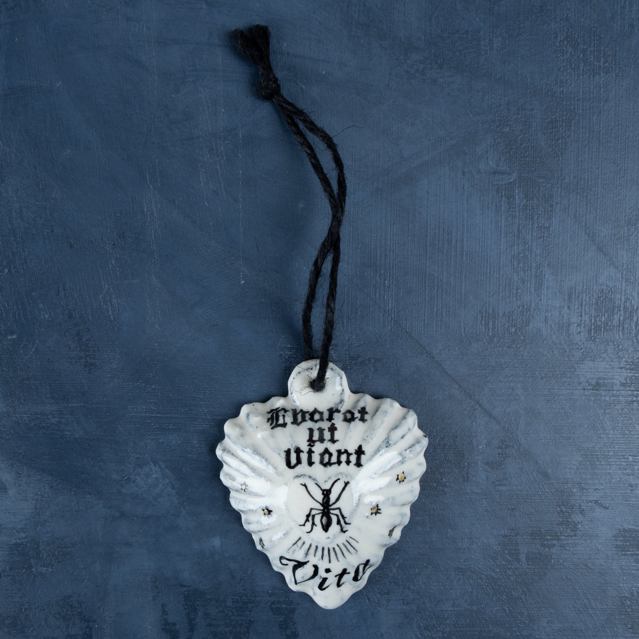 Ceramic Heart Ornament By Arii Momoyo Pottery