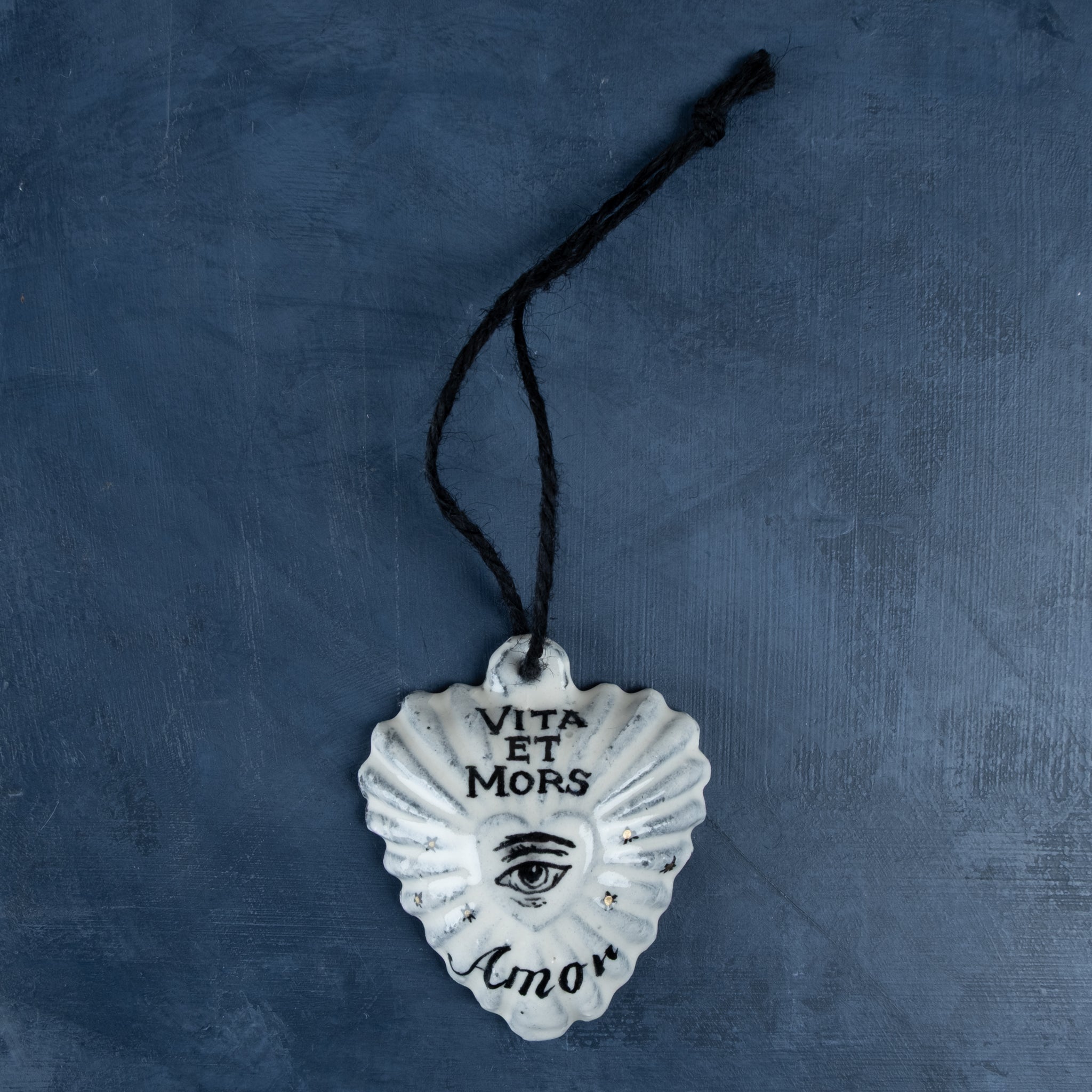 Ceramic Heart Ornament By Arii Momoyo Pottery