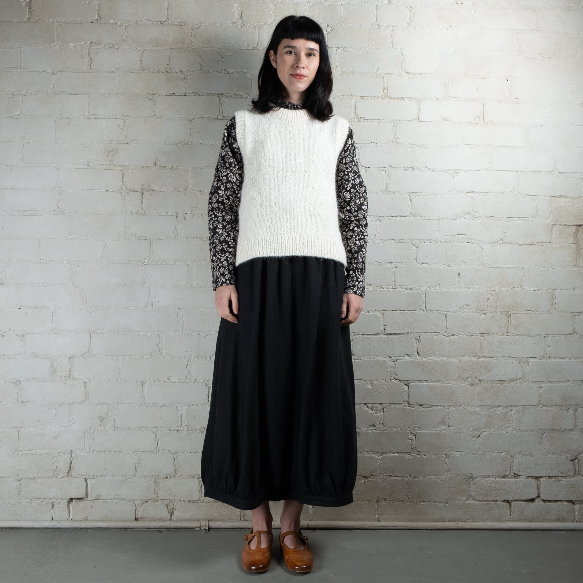 Ichi Antiquités Peruvian Hand Knitted Wool Vest