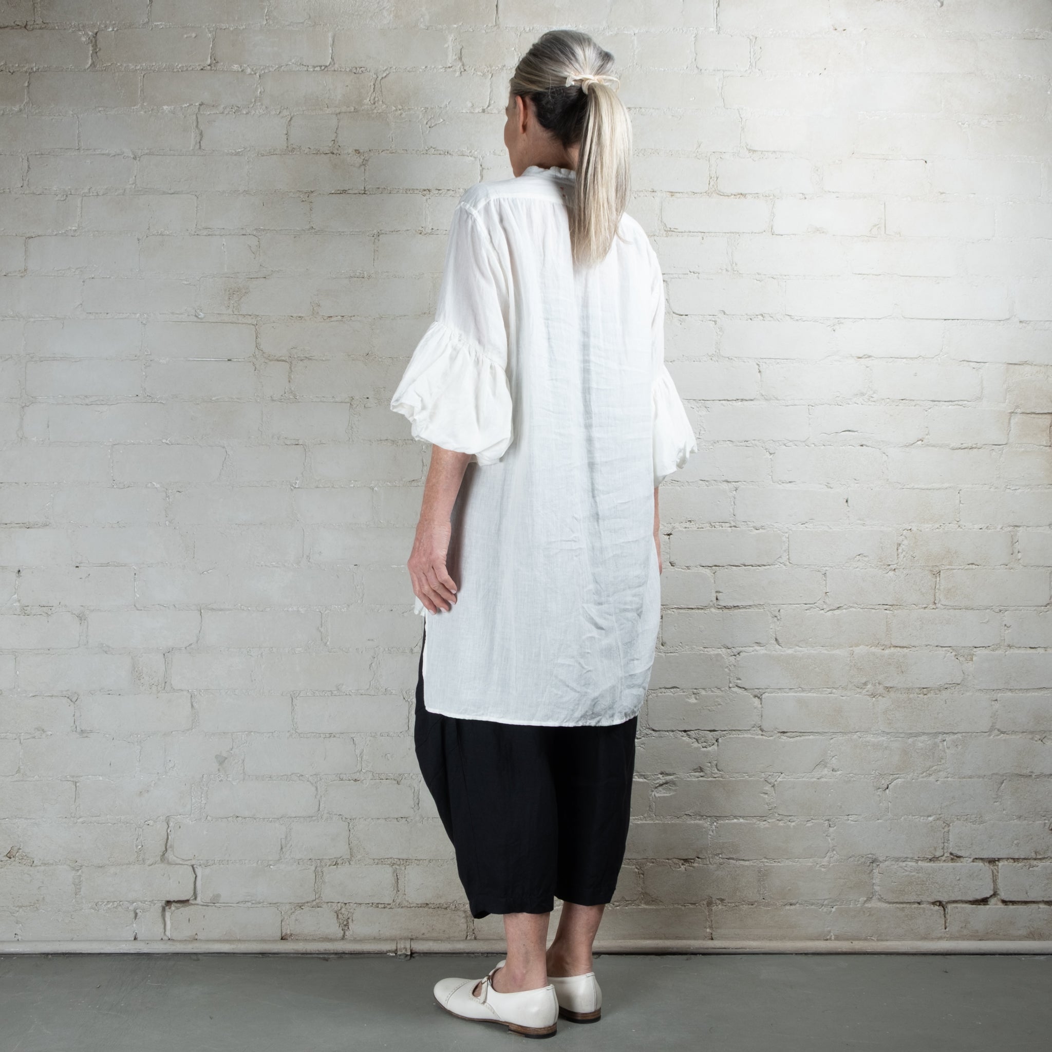 Hallelujah Off White #11 Edwardian Linen Chemise