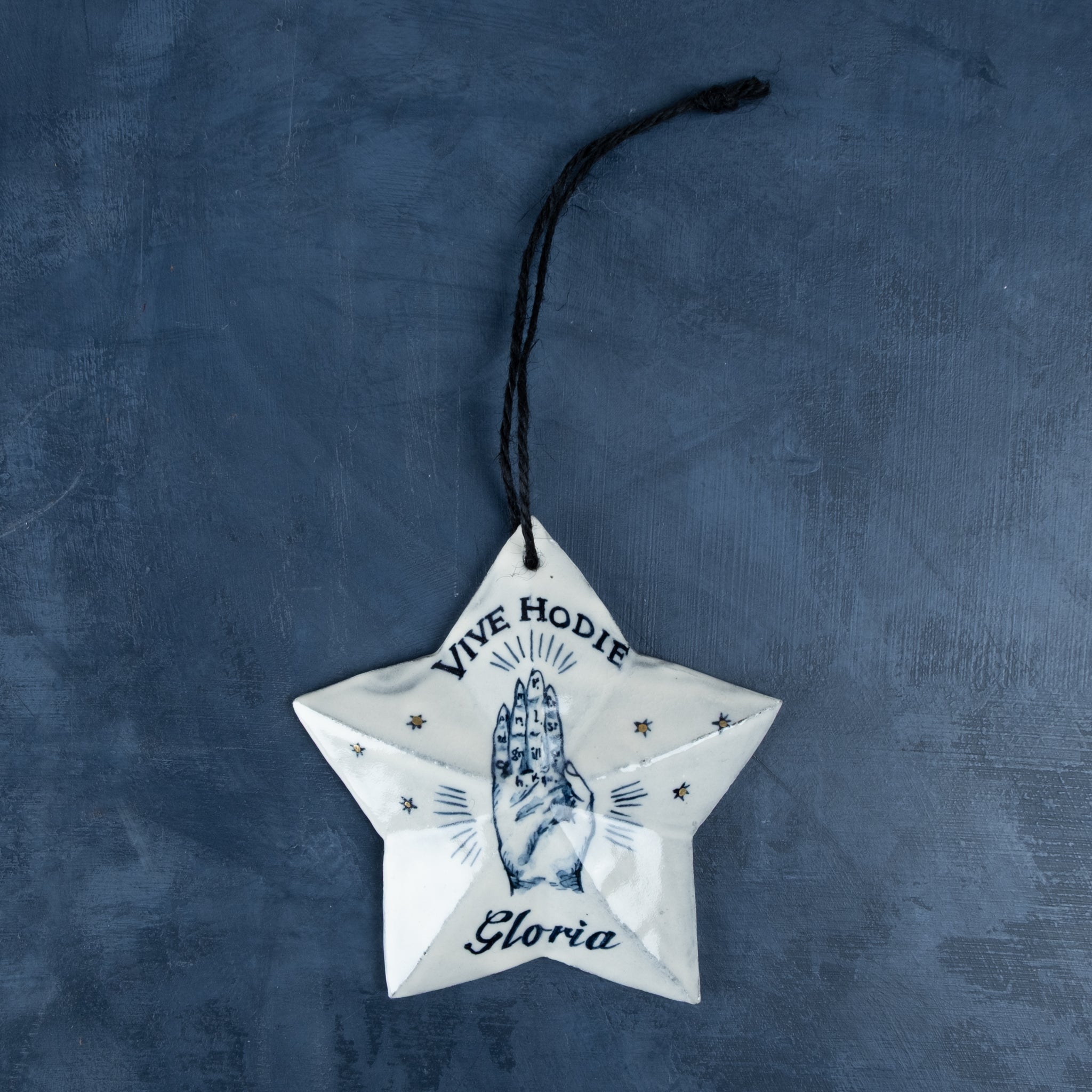 Ceramic Star Ornament By Arii Momoyo Pottery