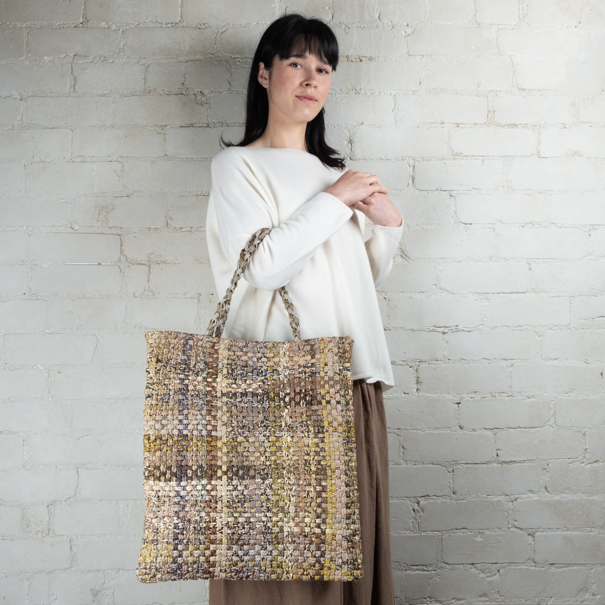 Sophie Digard Extra Large Hand Crochet Tote With Long Handles