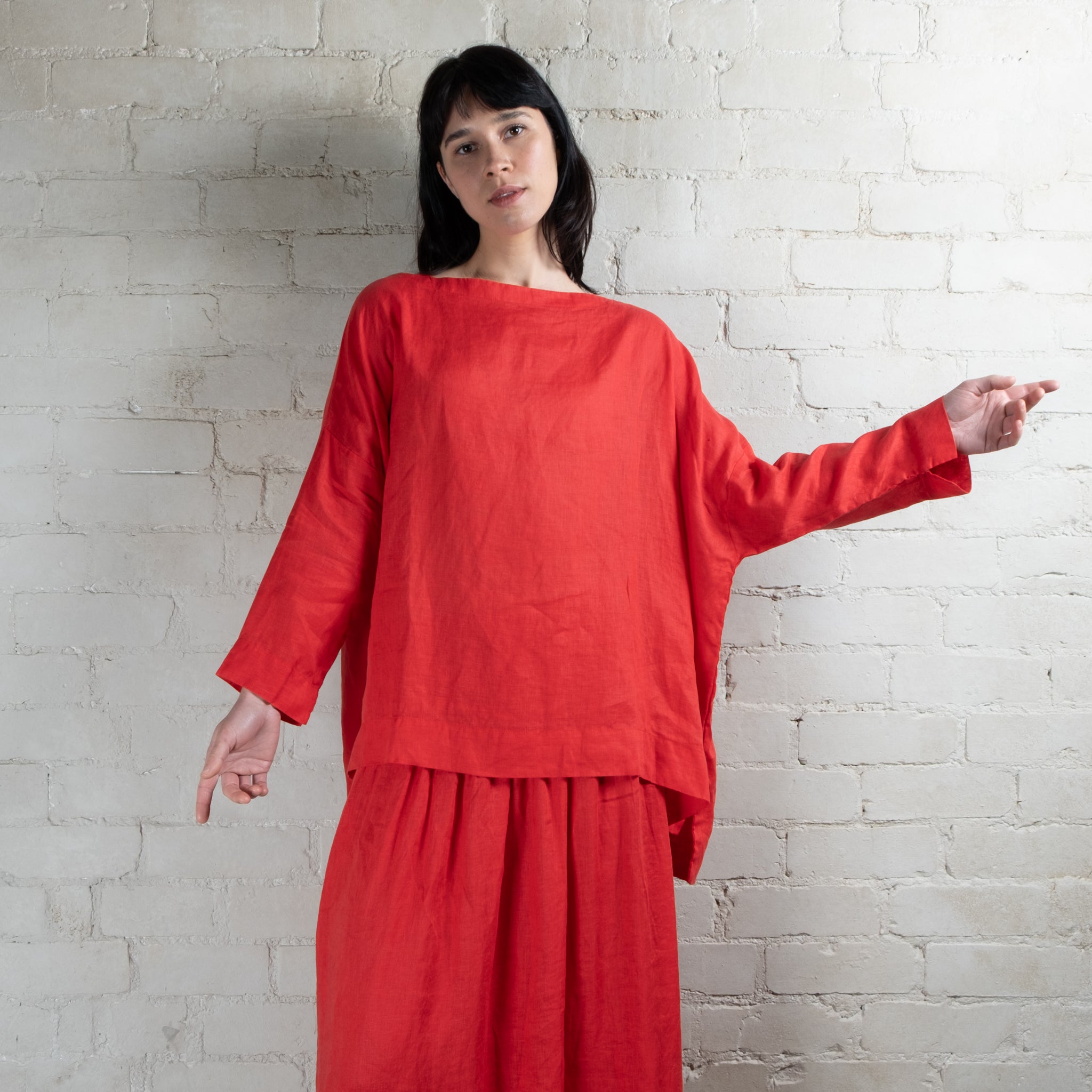 Avril Linen Top