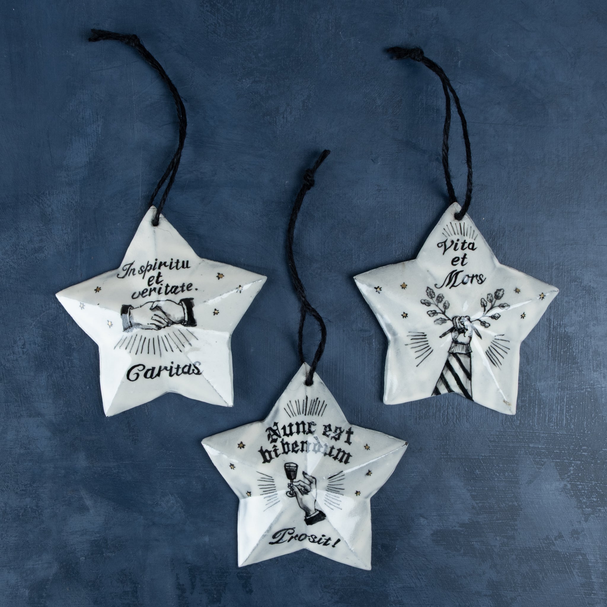Ceramic Star Ornament By Arii Momoyo Pottery