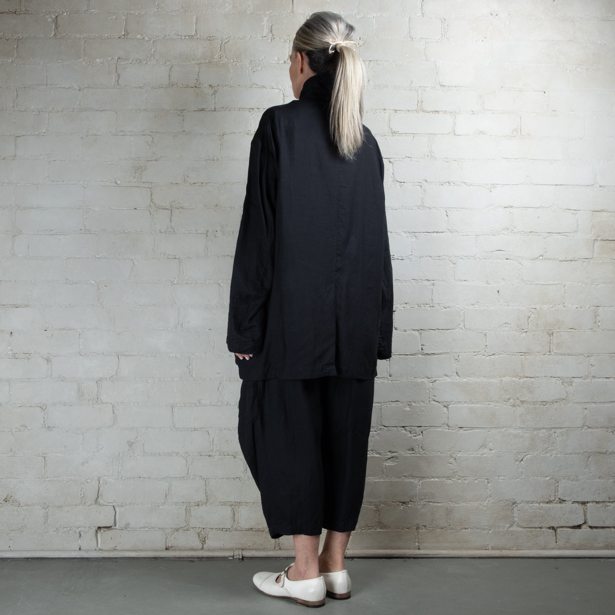 Hallelujah Black #3 Linen Veste 1930 Jacket