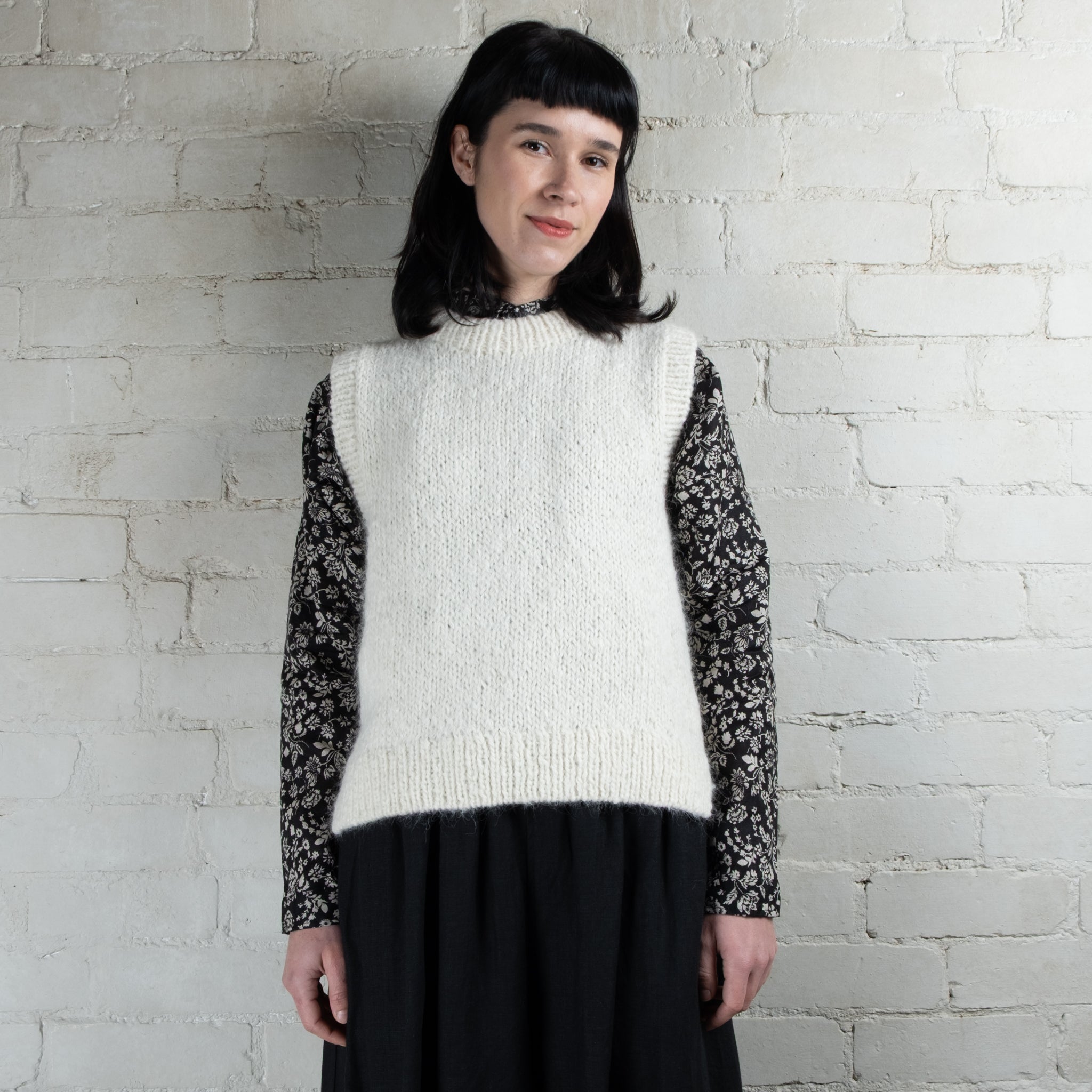 Ichi Antiquités Peruvian Hand Knitted Wool Vest