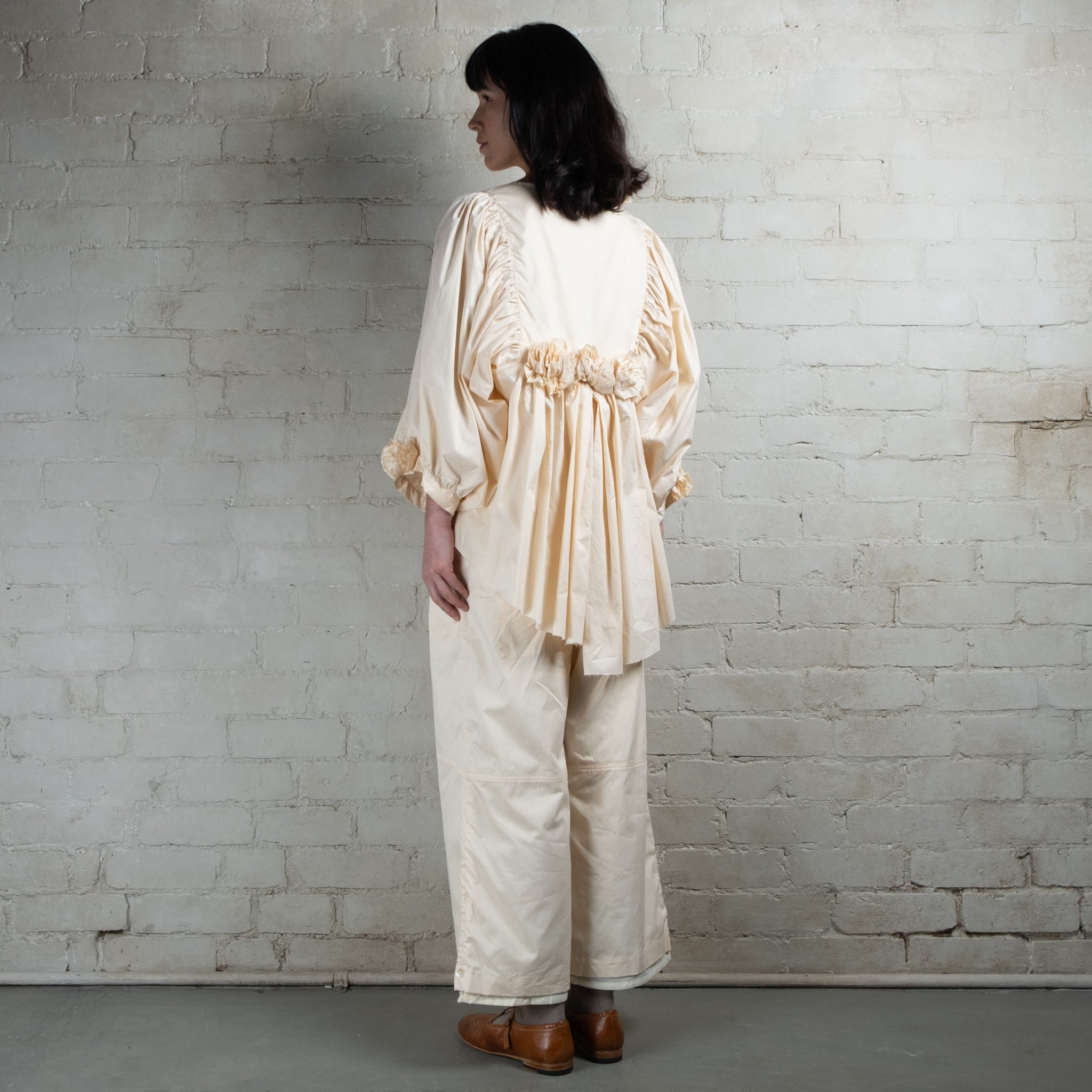 Aleksandr Manamis Rosette Cotton Shirt