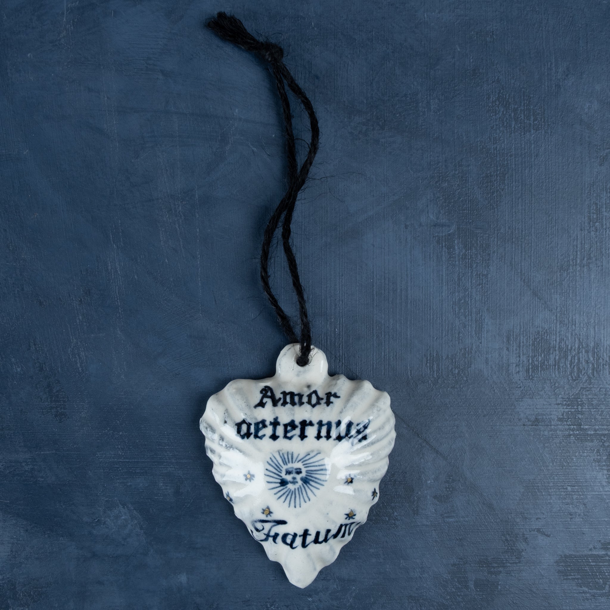 Ceramic Heart Ornament By Arii Momoyo Pottery