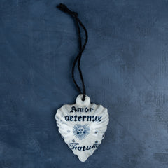 Ceramic Heart Ornament By Arii Momoyo Pottery
