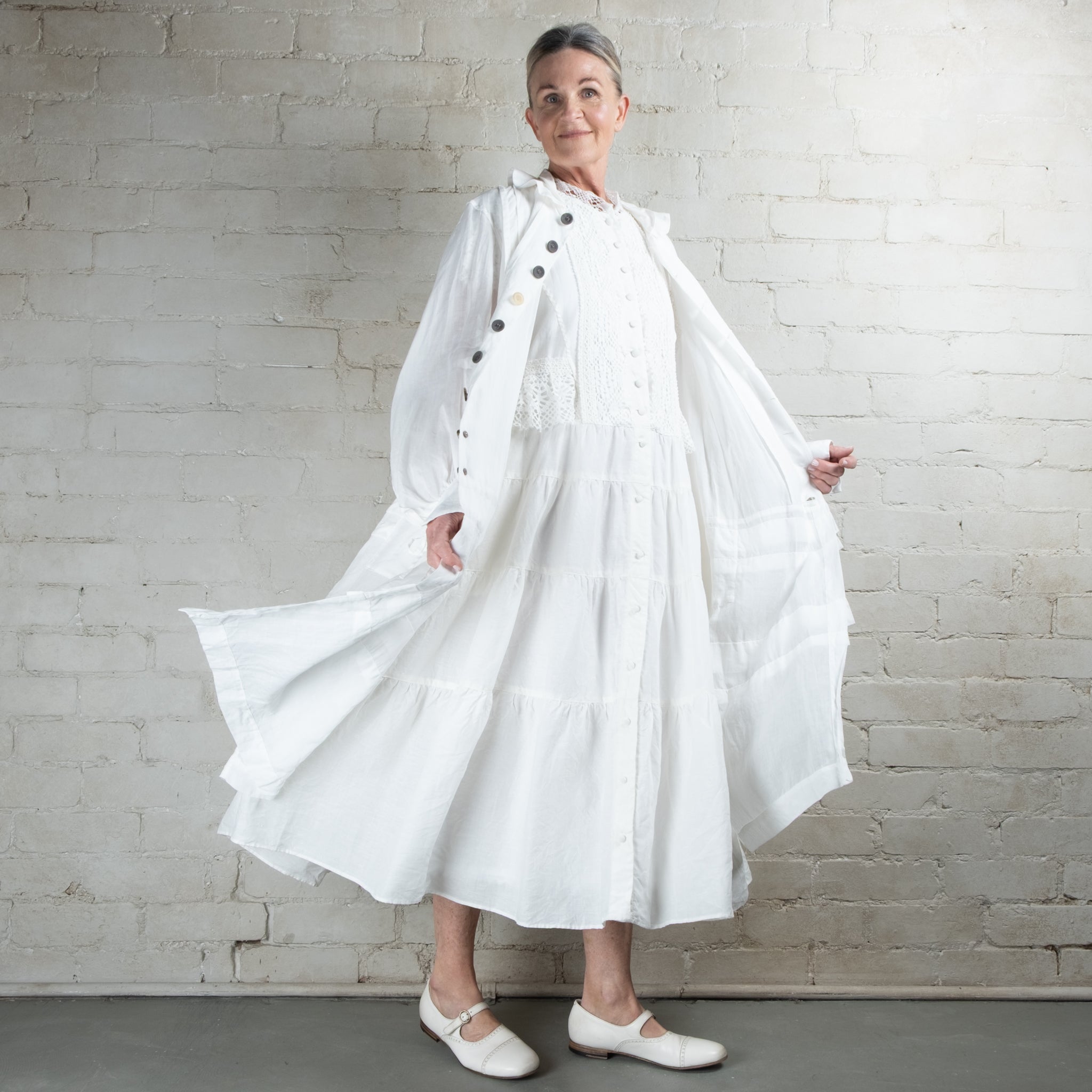 Hallelujah Off White #1 Manteau de Baptême