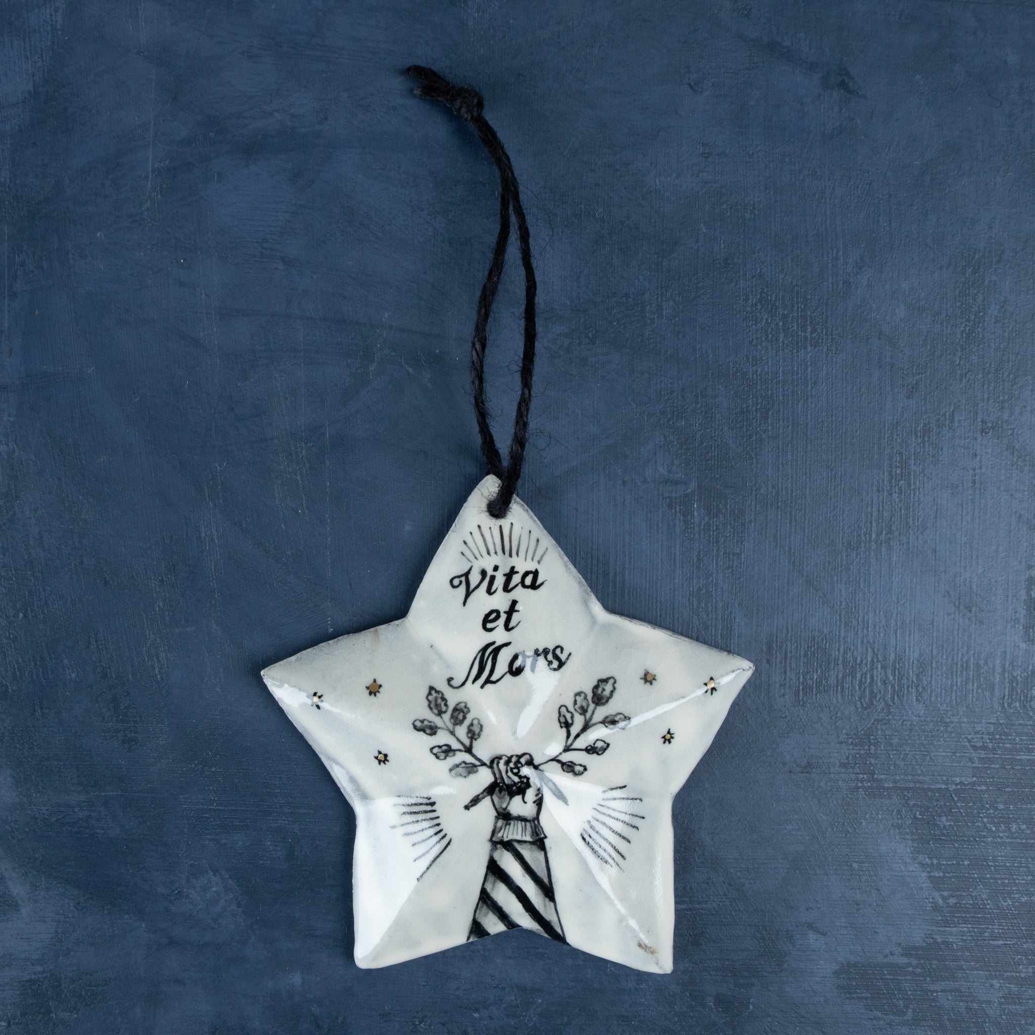 Ceramic Star Ornament By Arii Momoyo Pottery