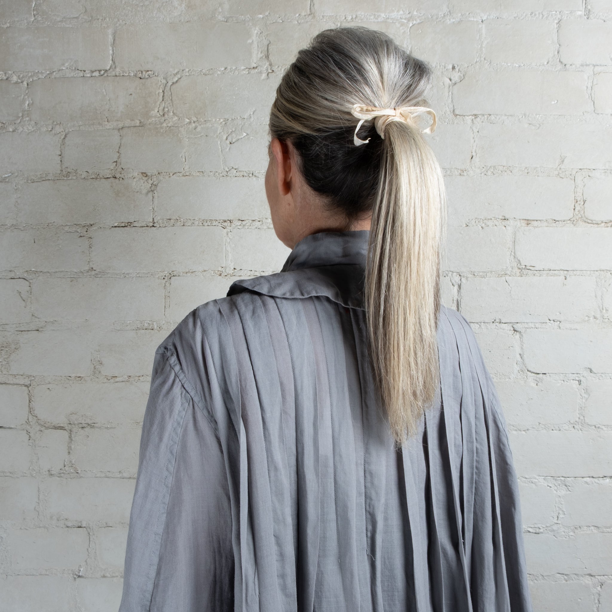 Hallelujah Charcoal Dyed #1 Manteau de Baptême Coat Dress