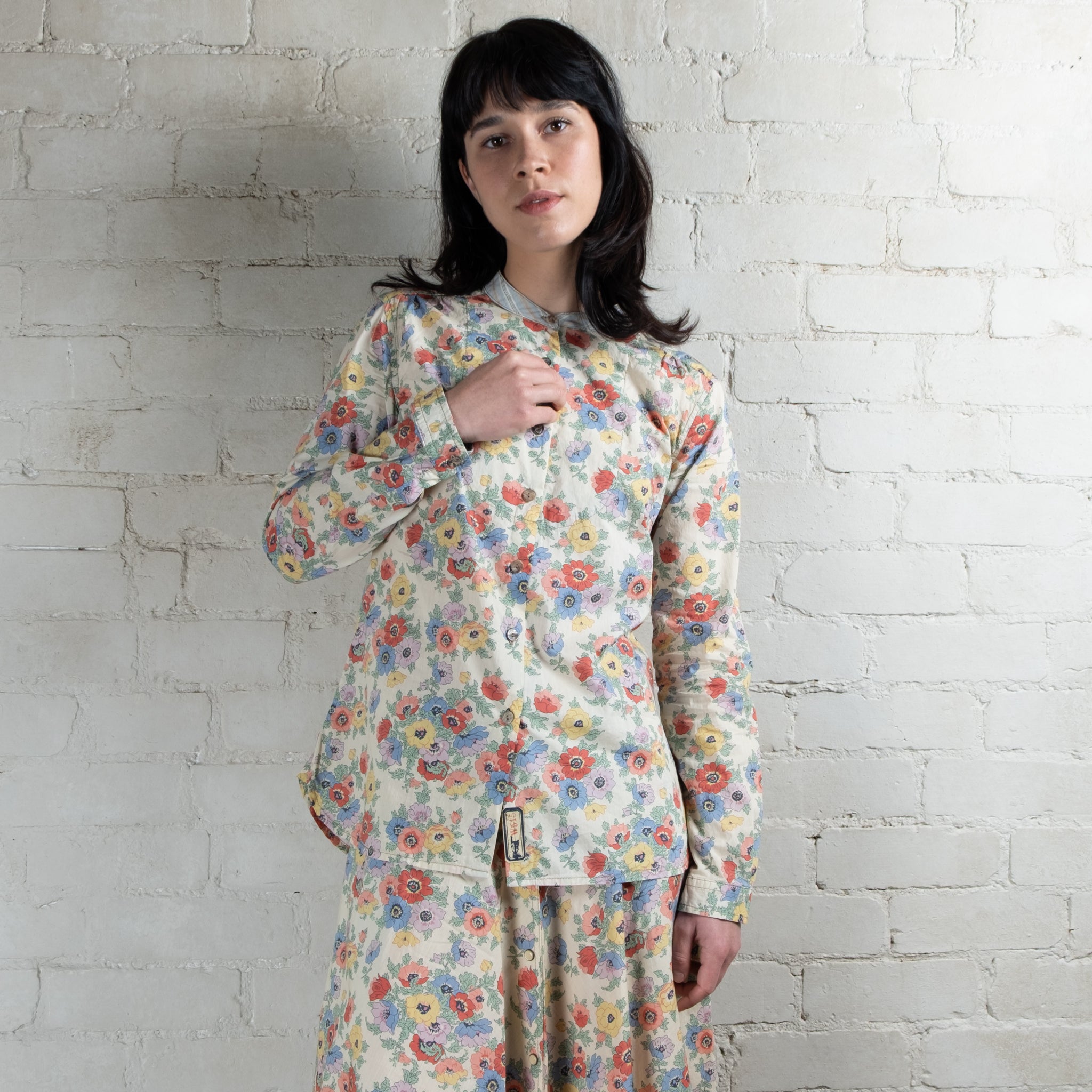 Scarti-Lab Cotton Floral Shirt