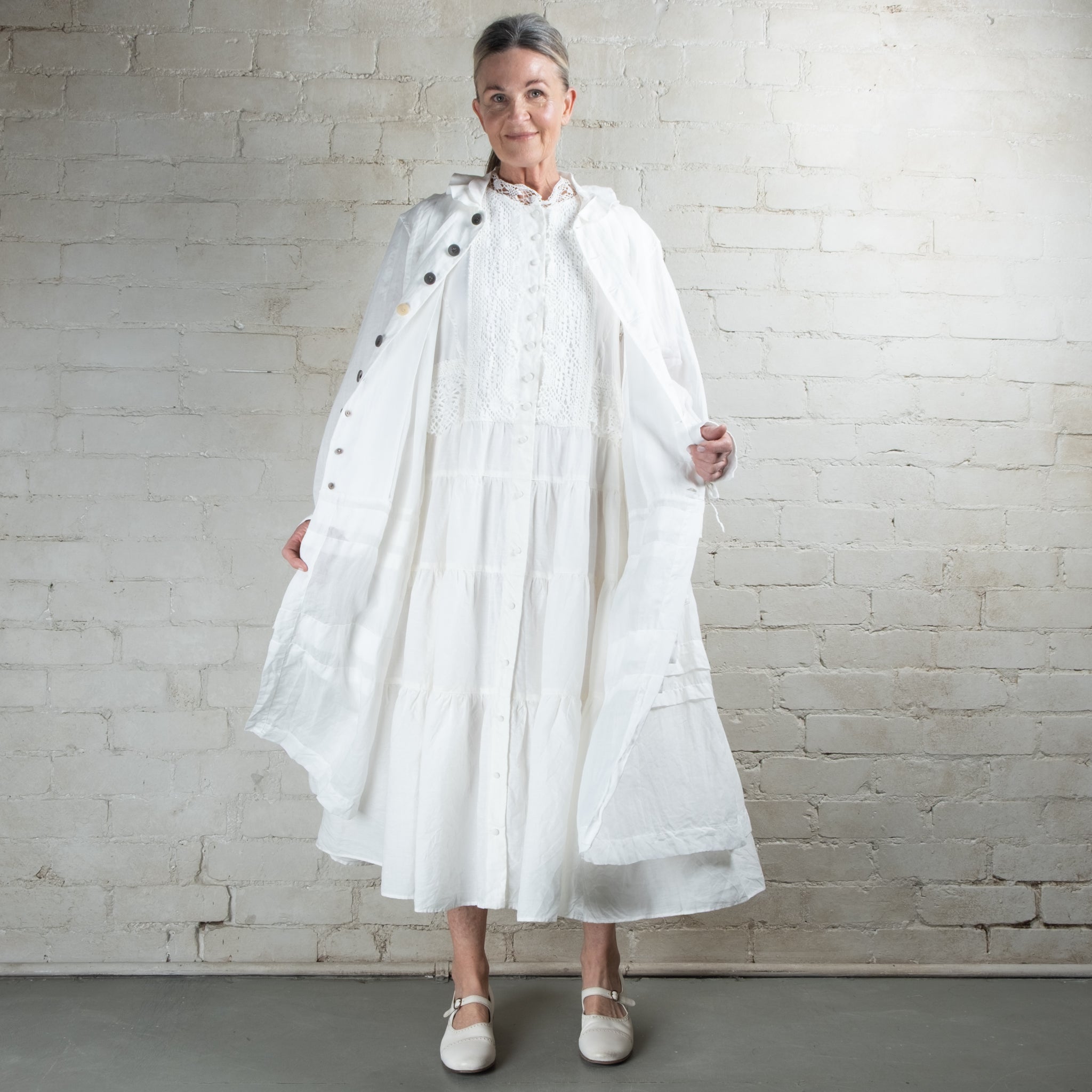 Hallelujah Off White #1 Manteau de Baptême