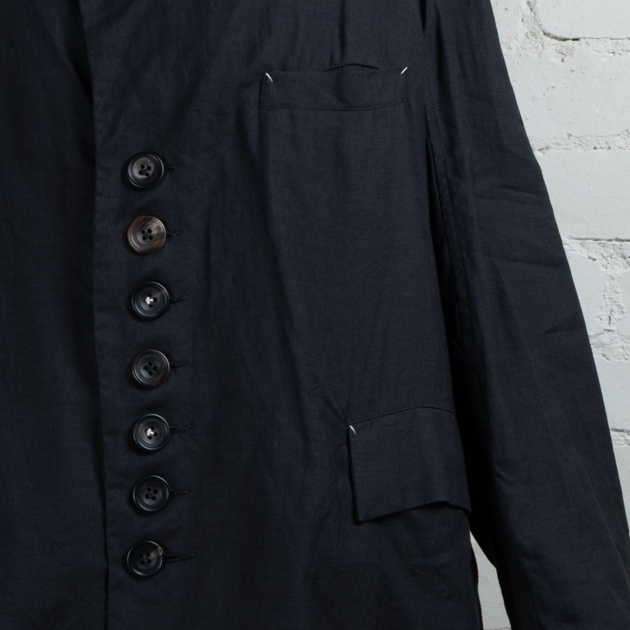 Hallelujah Black #3 Linen Veste 1930 Jacket