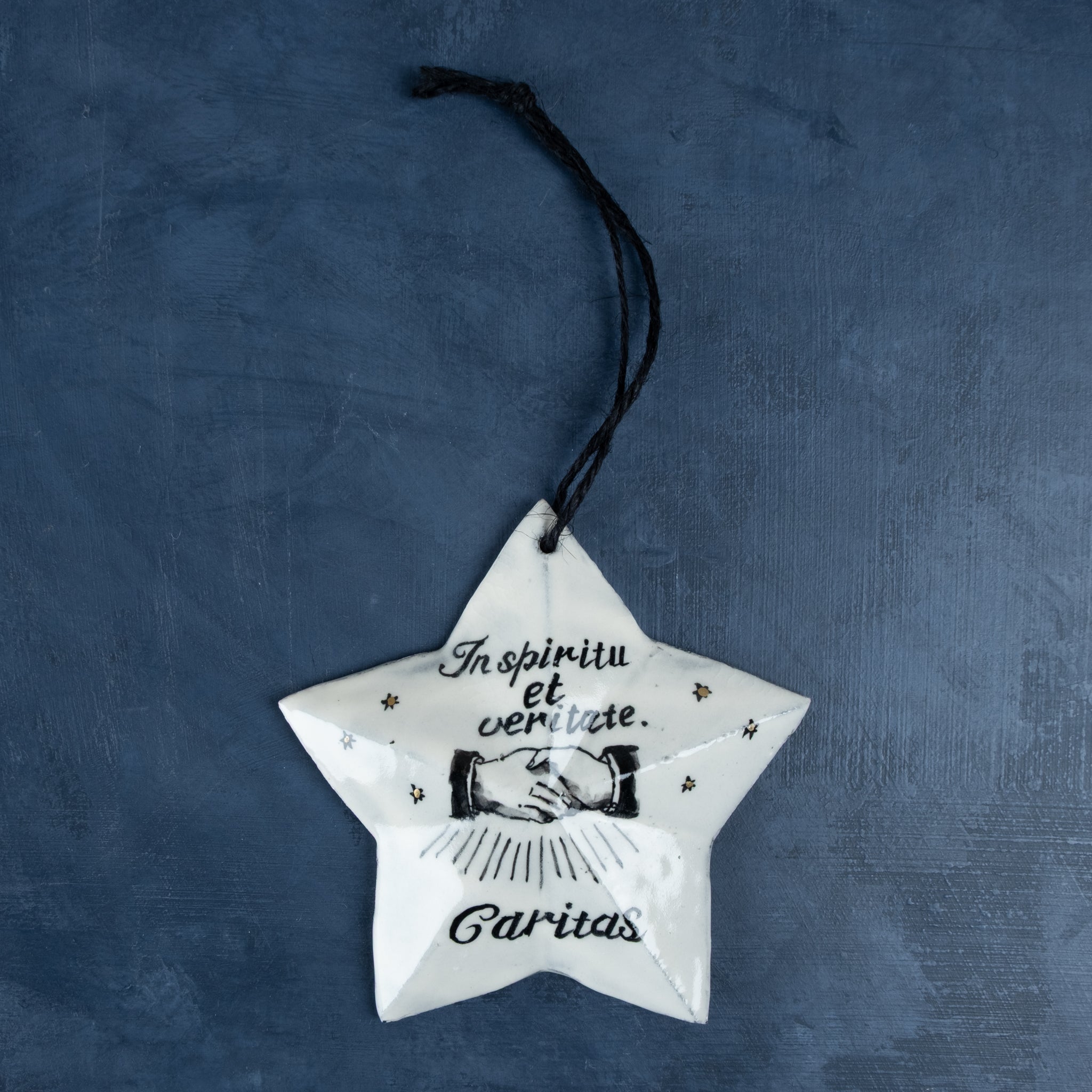 Ceramic Star Ornament By Arii Momoyo Pottery