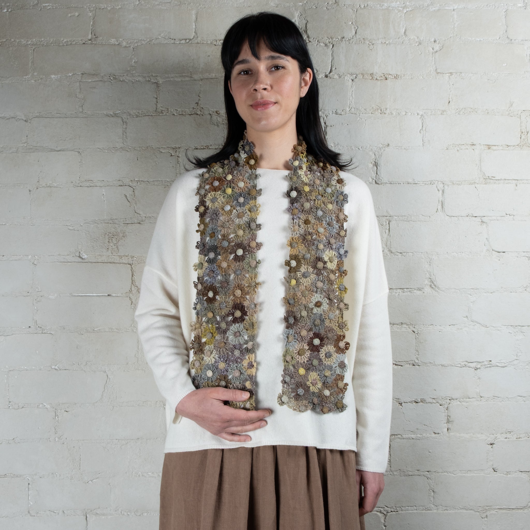 Sophie Digard Hand Crocheted Aureum Medium Scarf