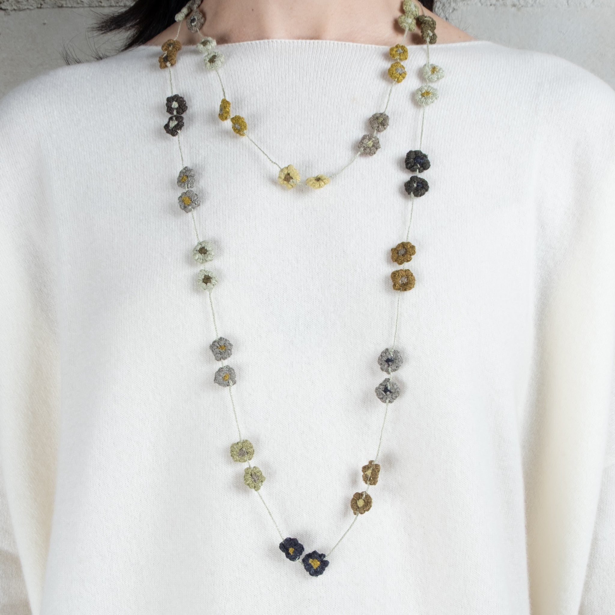 Sophie Digard Hand Crafted Summer Gold Necklace