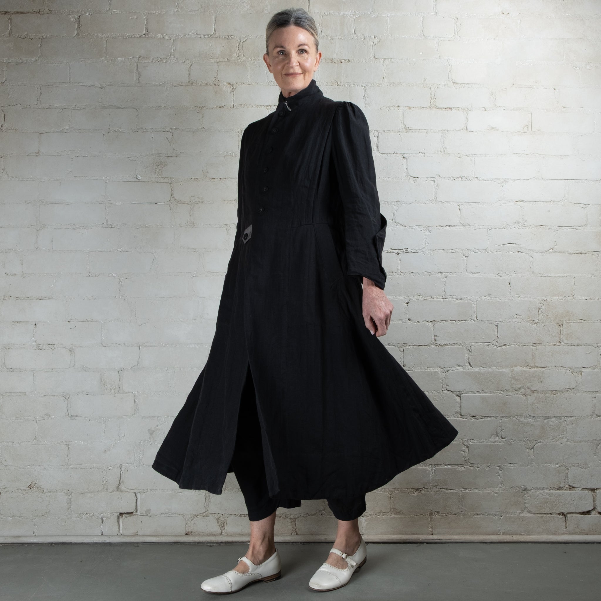Hallelujah Black #1 Manteau de Pompier 1800s Coat