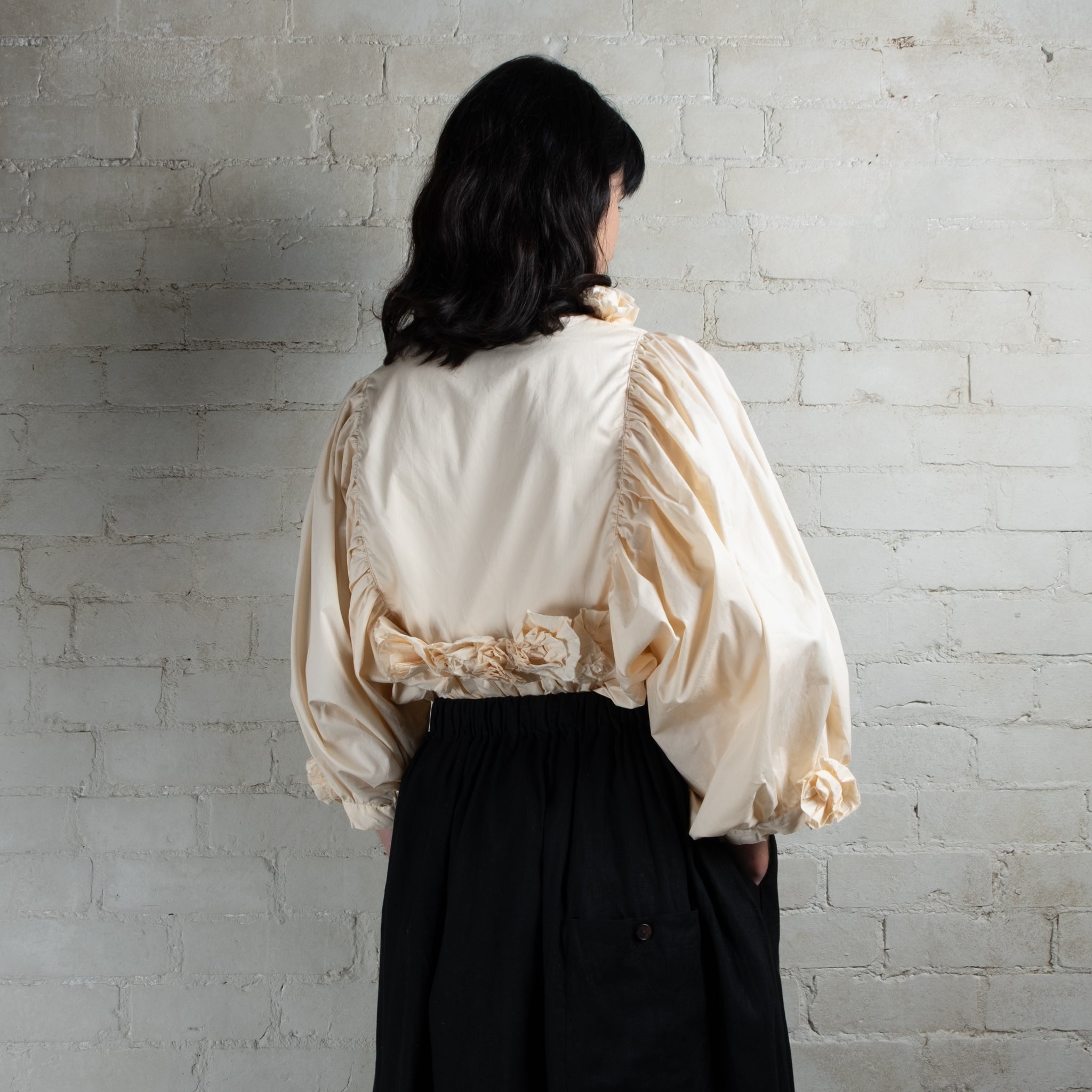 Aleksandr Manamis Linen Skirt