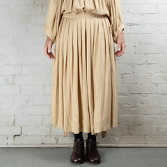 Aleksandr Manamaïs Madelaine Plissé Heritage Striped Skirt