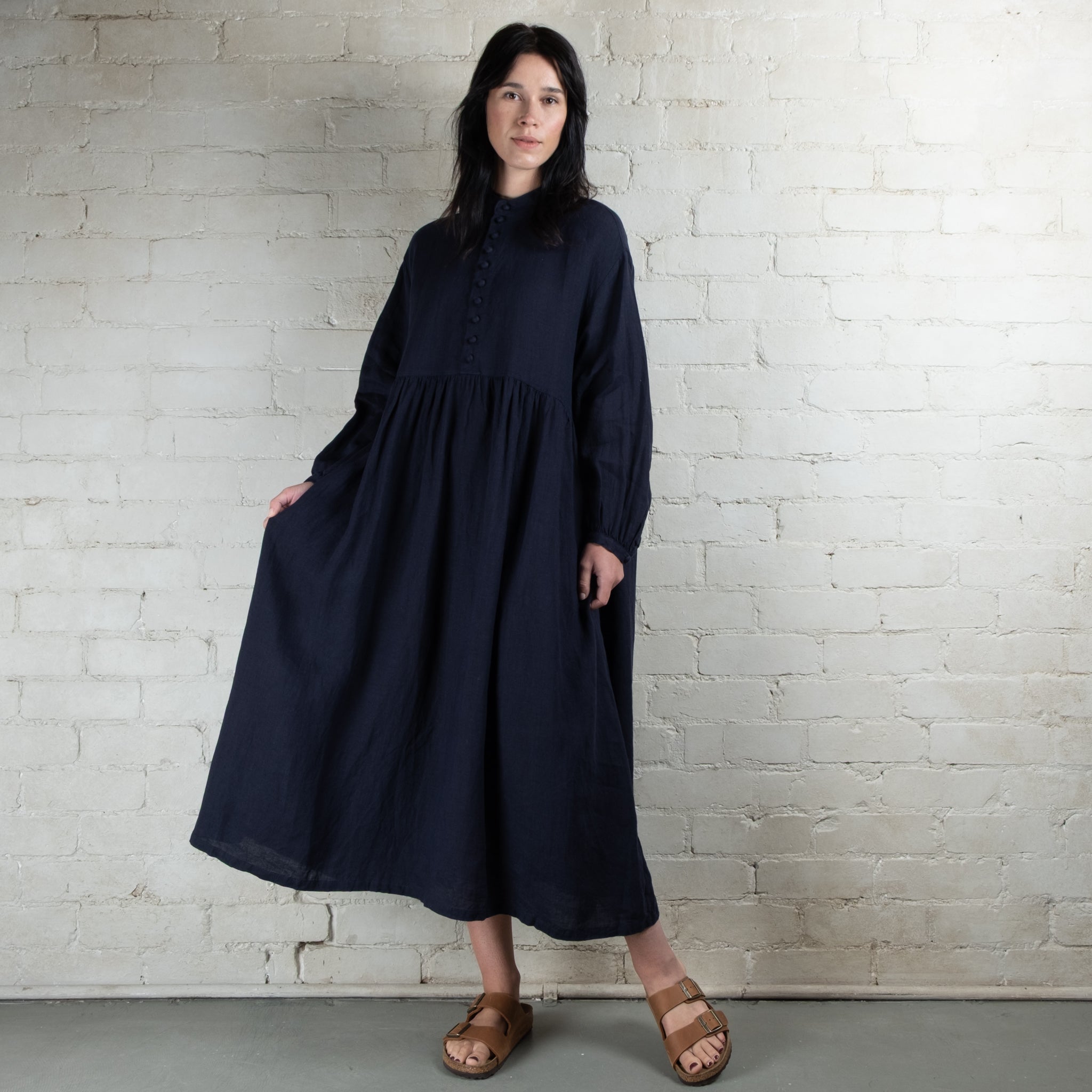 Ichi Antiquités French Linen Dress