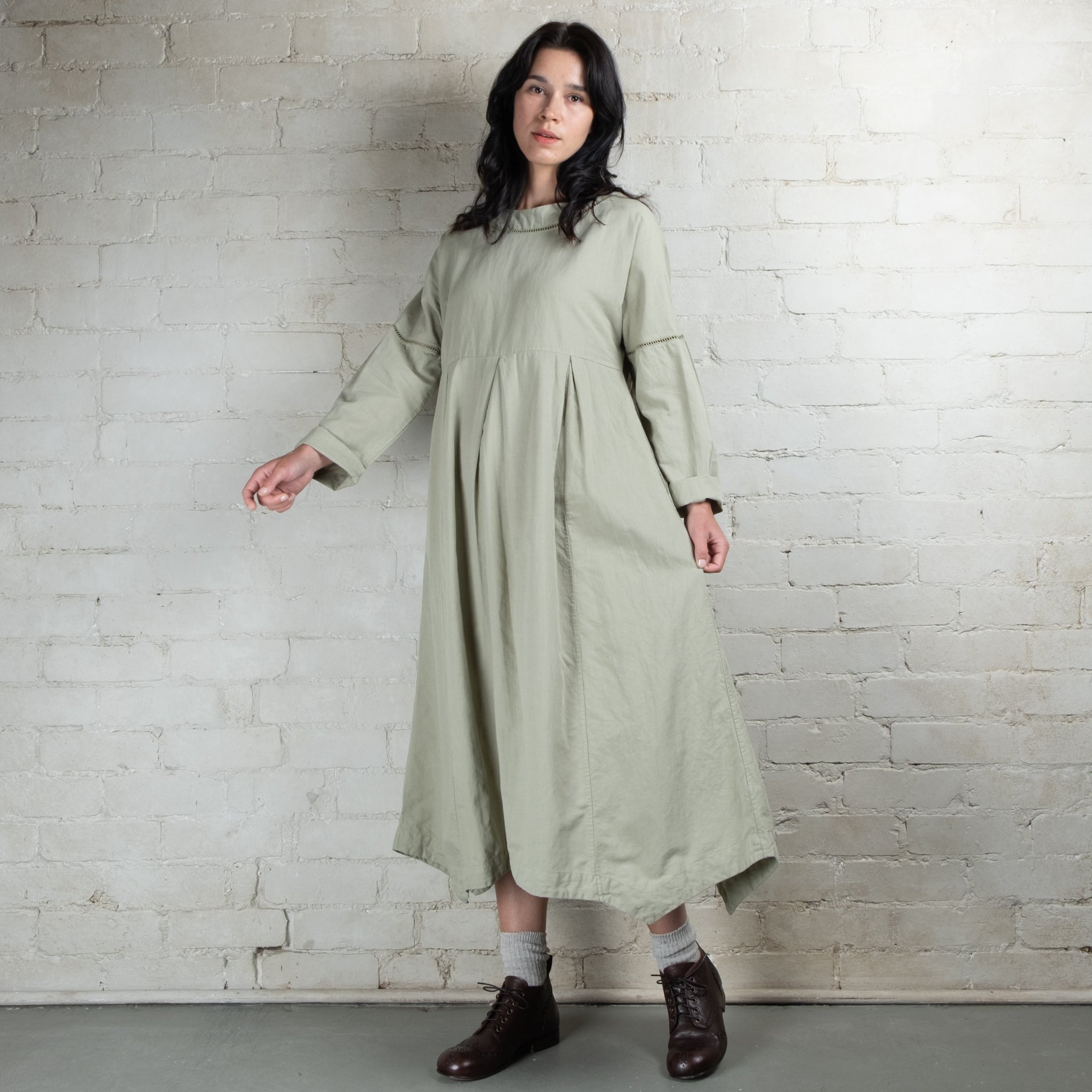 Violetta Albertine Linen Cotton Dress