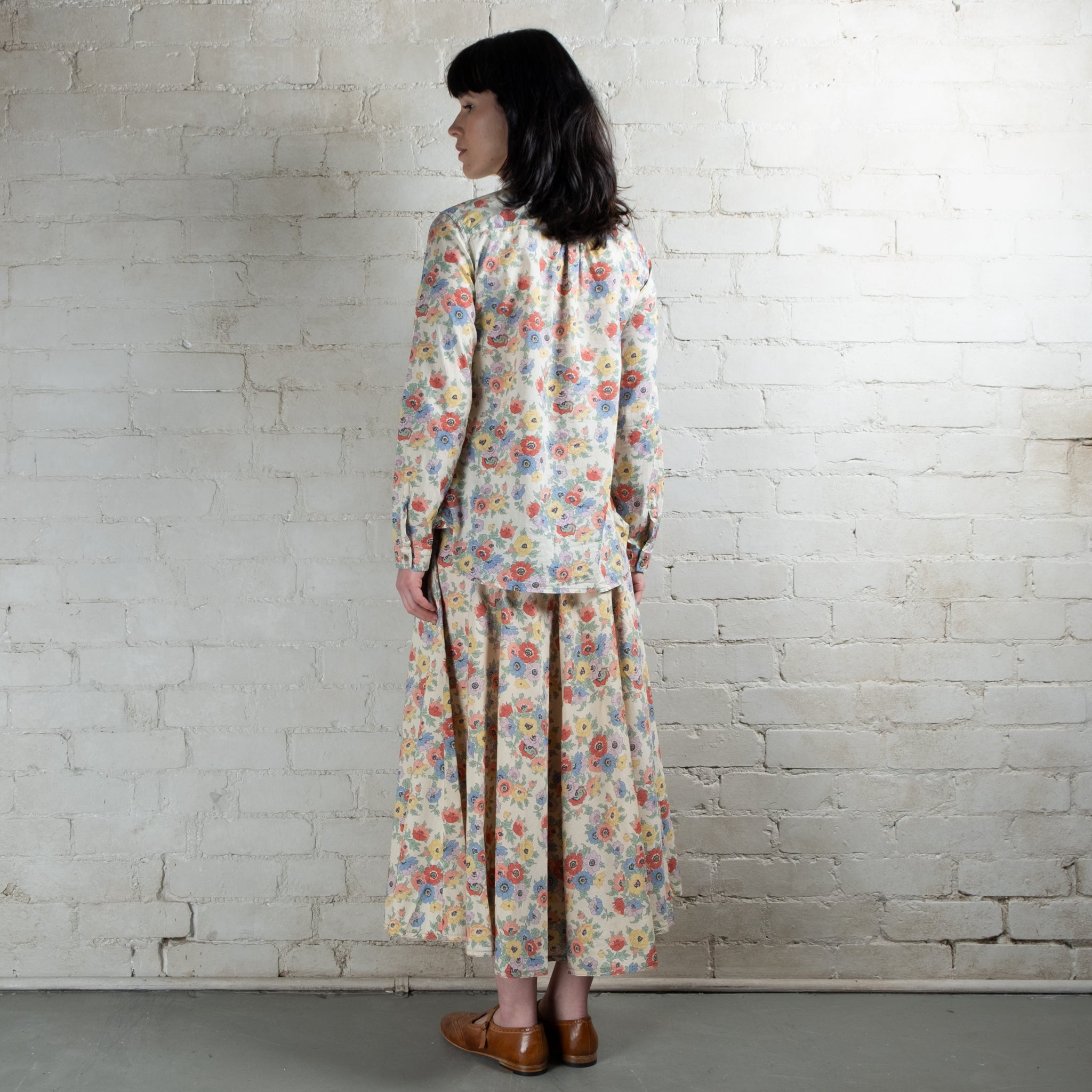 Scarti-Lab Cotton Floral Skirt