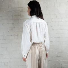 Ichi Antiquités India random Stripe Cotton Linen Pants