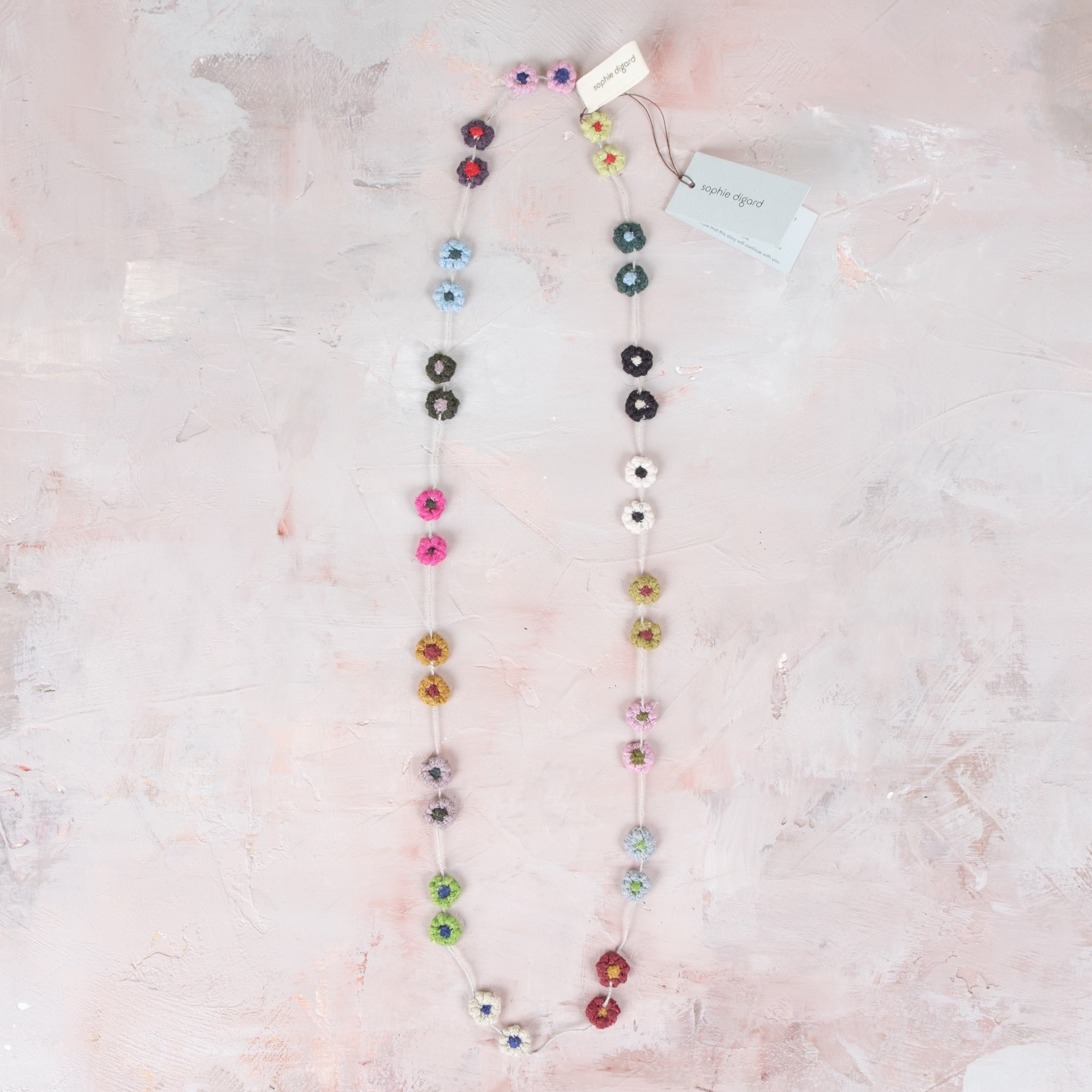 Sophie Digard Hand Crafted AF Necklace