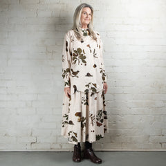 Aleksandr Manamaïs Automne Vert Wide Placket Shirt