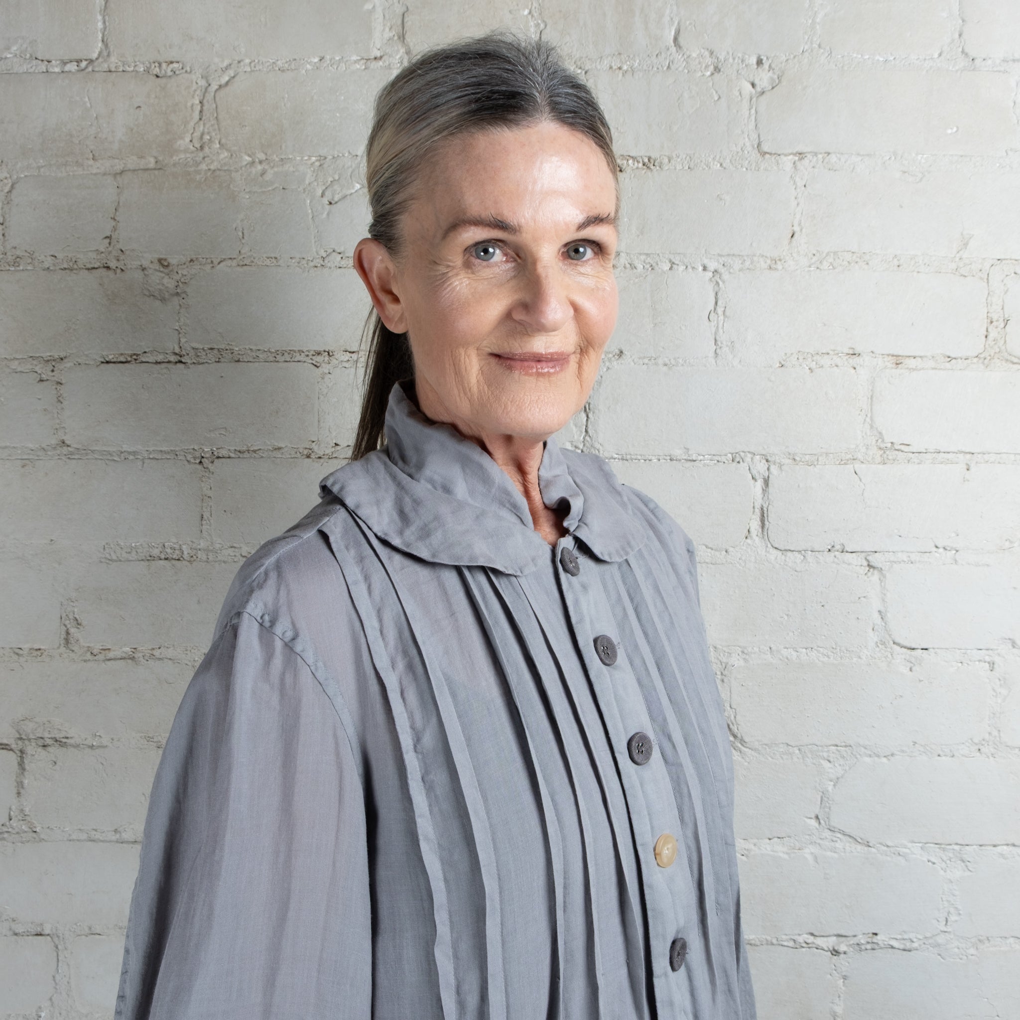Hallelujah Charcoal Dyed #1 Manteau de Baptême Coat Dress