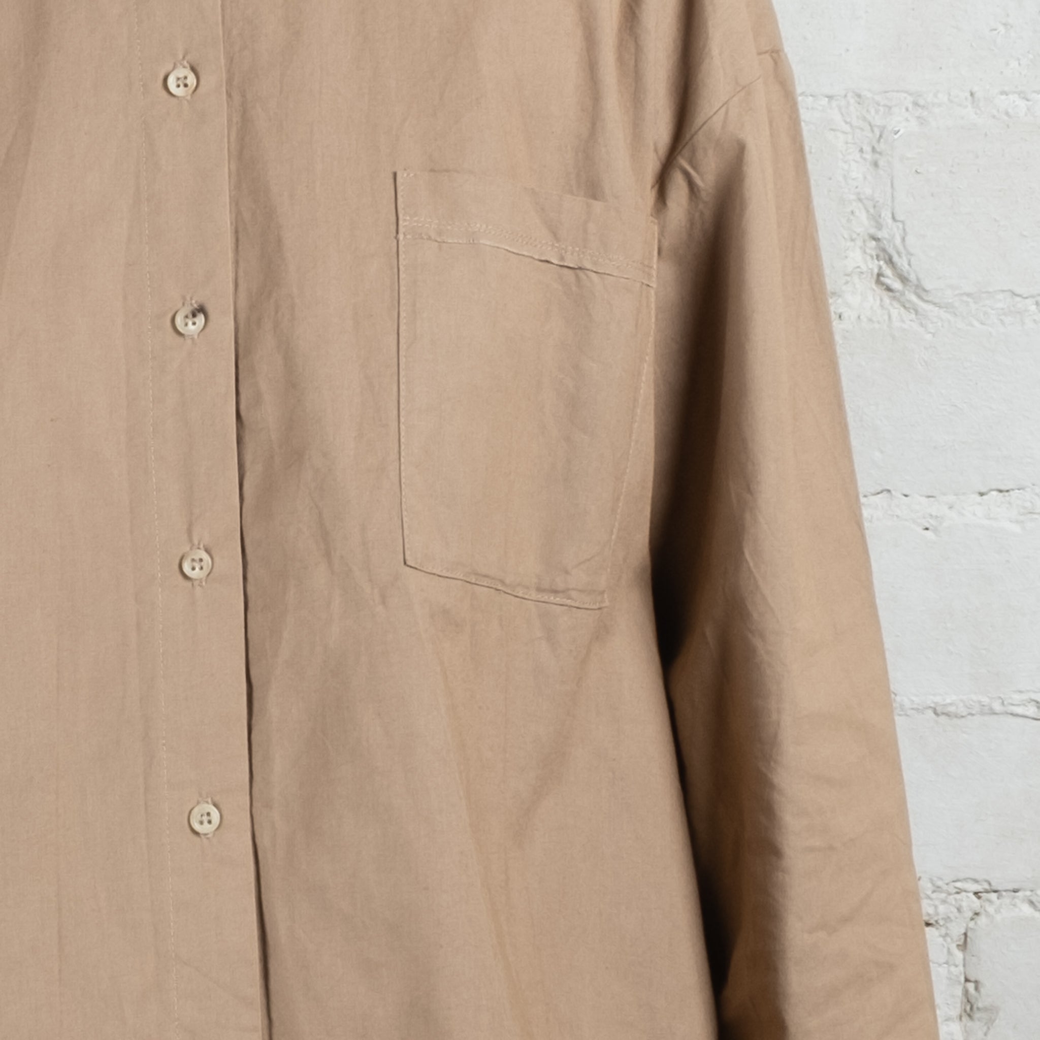 Elsa Esturgie Mambo Camel Organic Cotton Shirt