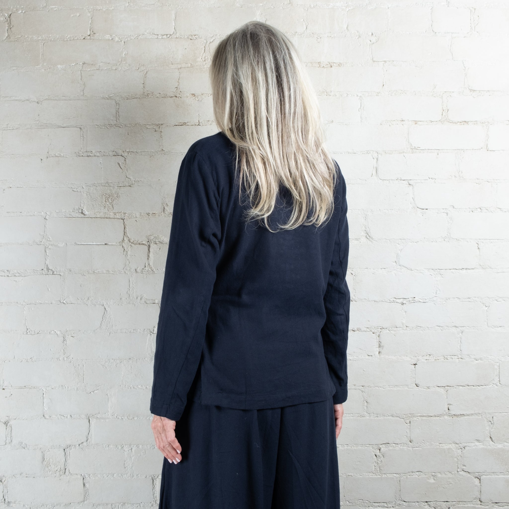 Elsa Esturgie Murmure Navy Cotton Jacket