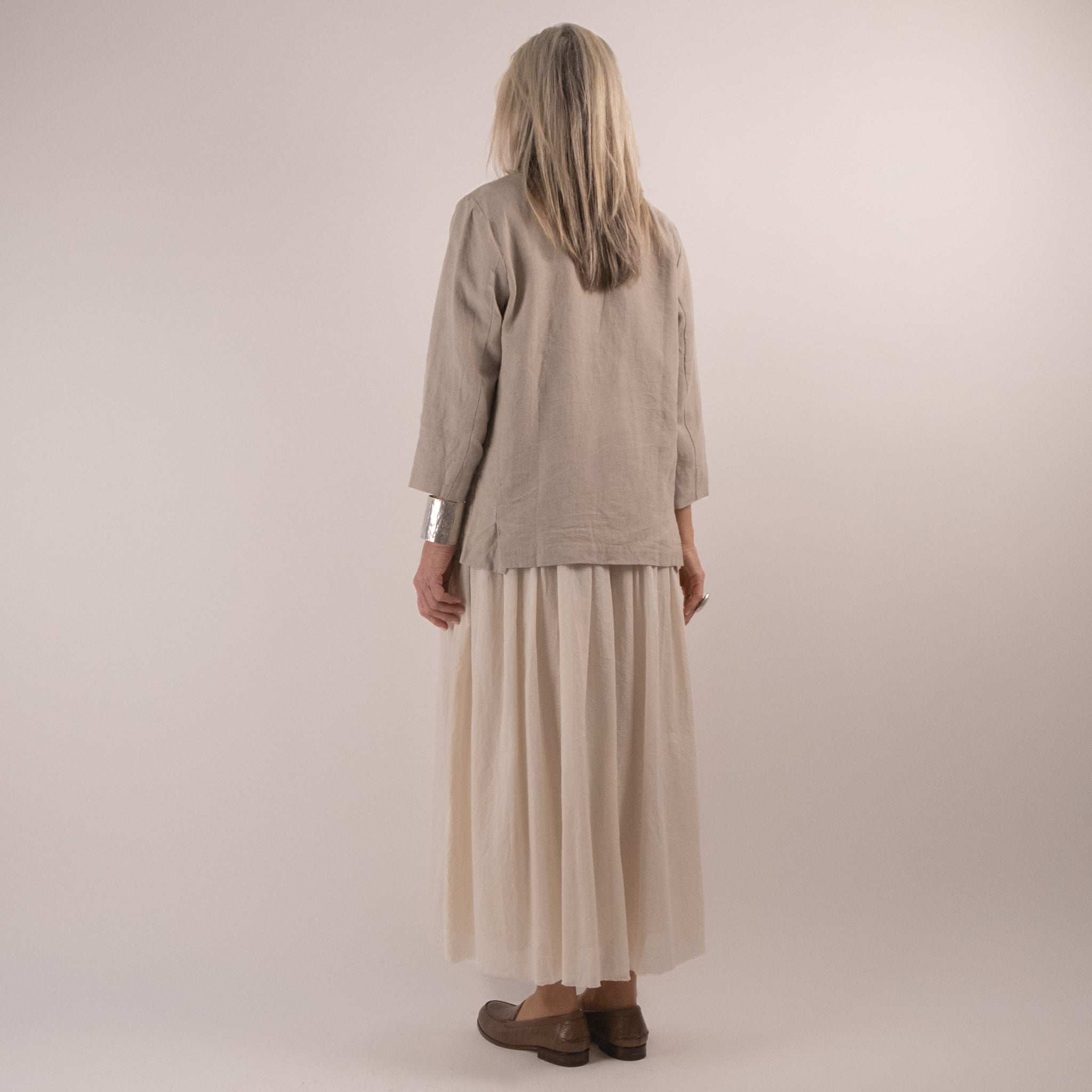 Elsa Esturgie Littoral Natural Linen Jacket