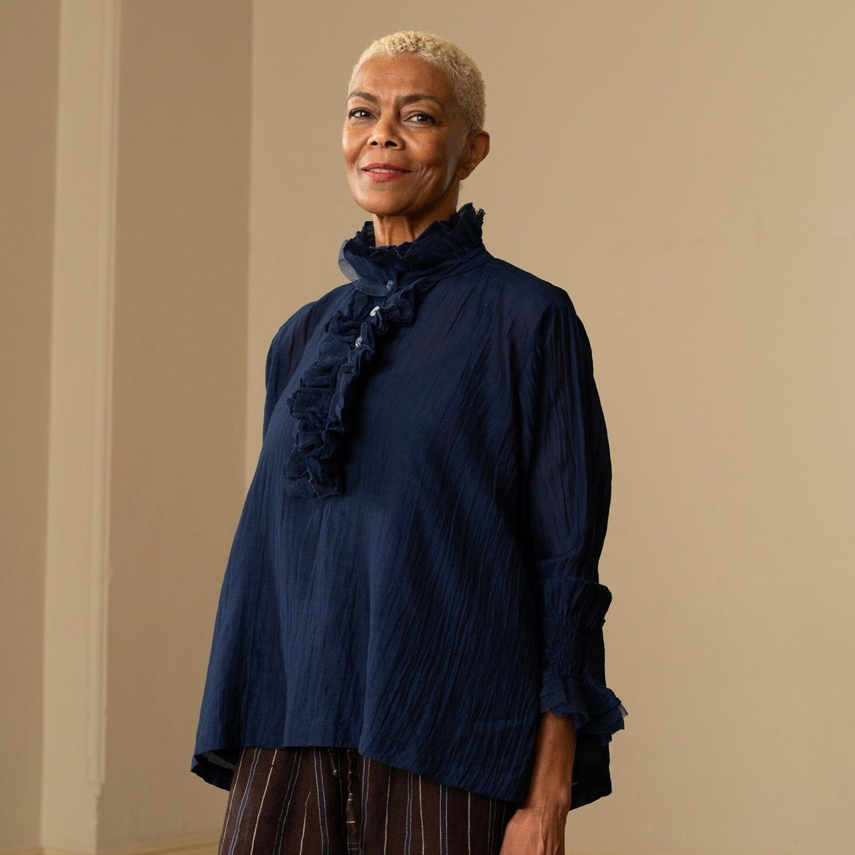 Meg By Design Odile Silk Cotton Blouse