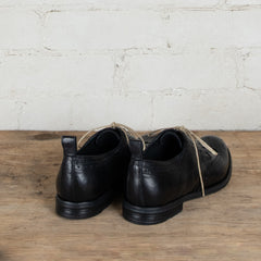 Victoria Varrasso Gaspard Lace-up Nero Leather Brogues