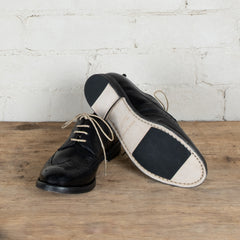 Victoria Varrasso Gaspard Lace-up Nero Leather Brogues