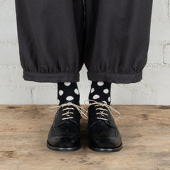 Victoria Varrasso Gaspard Lace-up Nero Leather Brogues