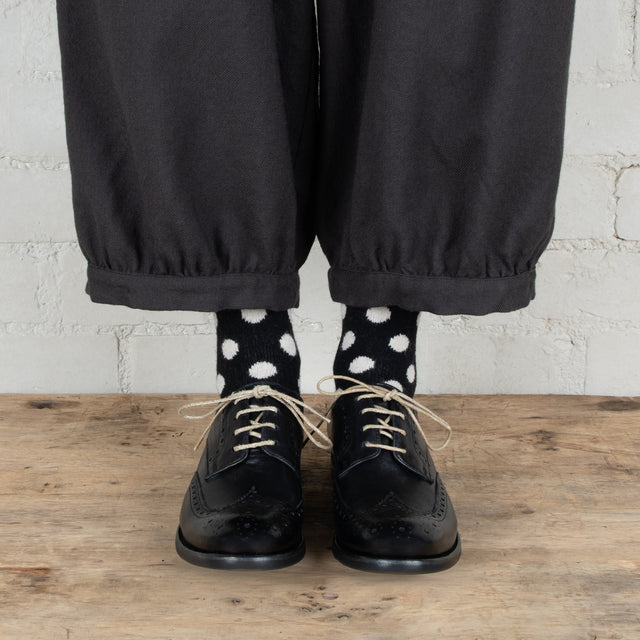 Victoria Varrasso Gaspard Lace-up Nero Leather Brogues