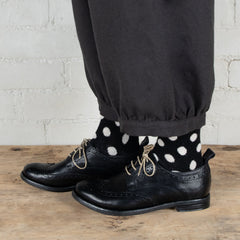 Victoria Varrasso Gaspard Lace-up Nero Leather Brogues