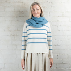 Cashmerism Cashmere Striped Crew Neck Sweater