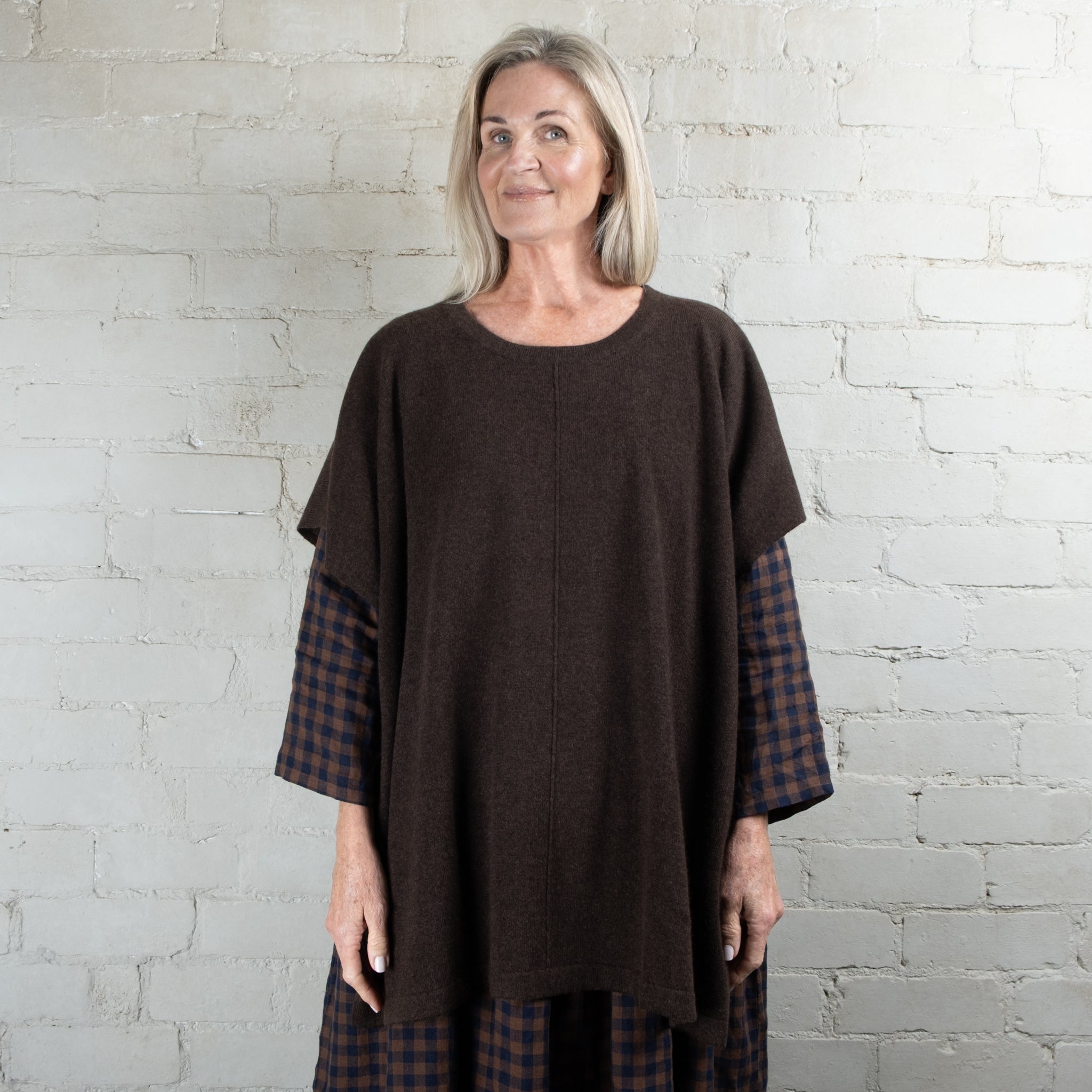Cashmerism Cashmere Oversized Poncho Pullover