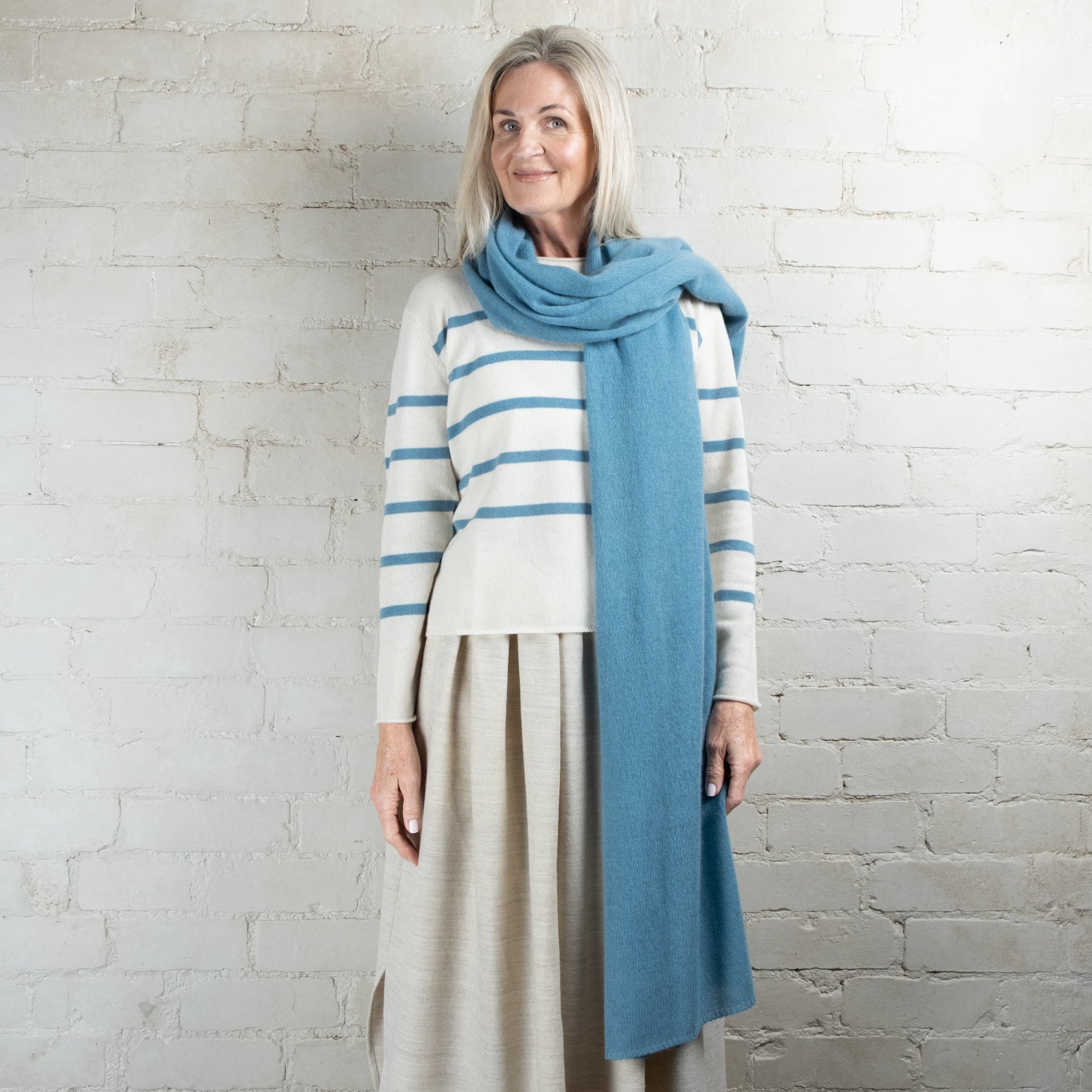 Cashmerism Shawl Scarf in One