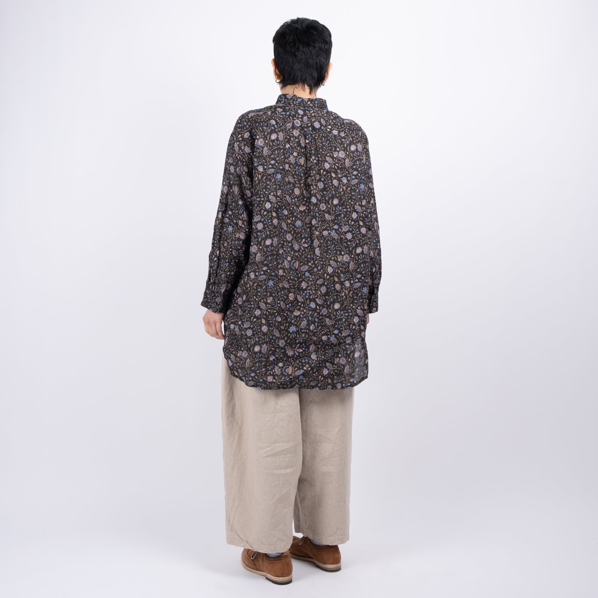 Ichi Antiquités Floral Linen Shirt