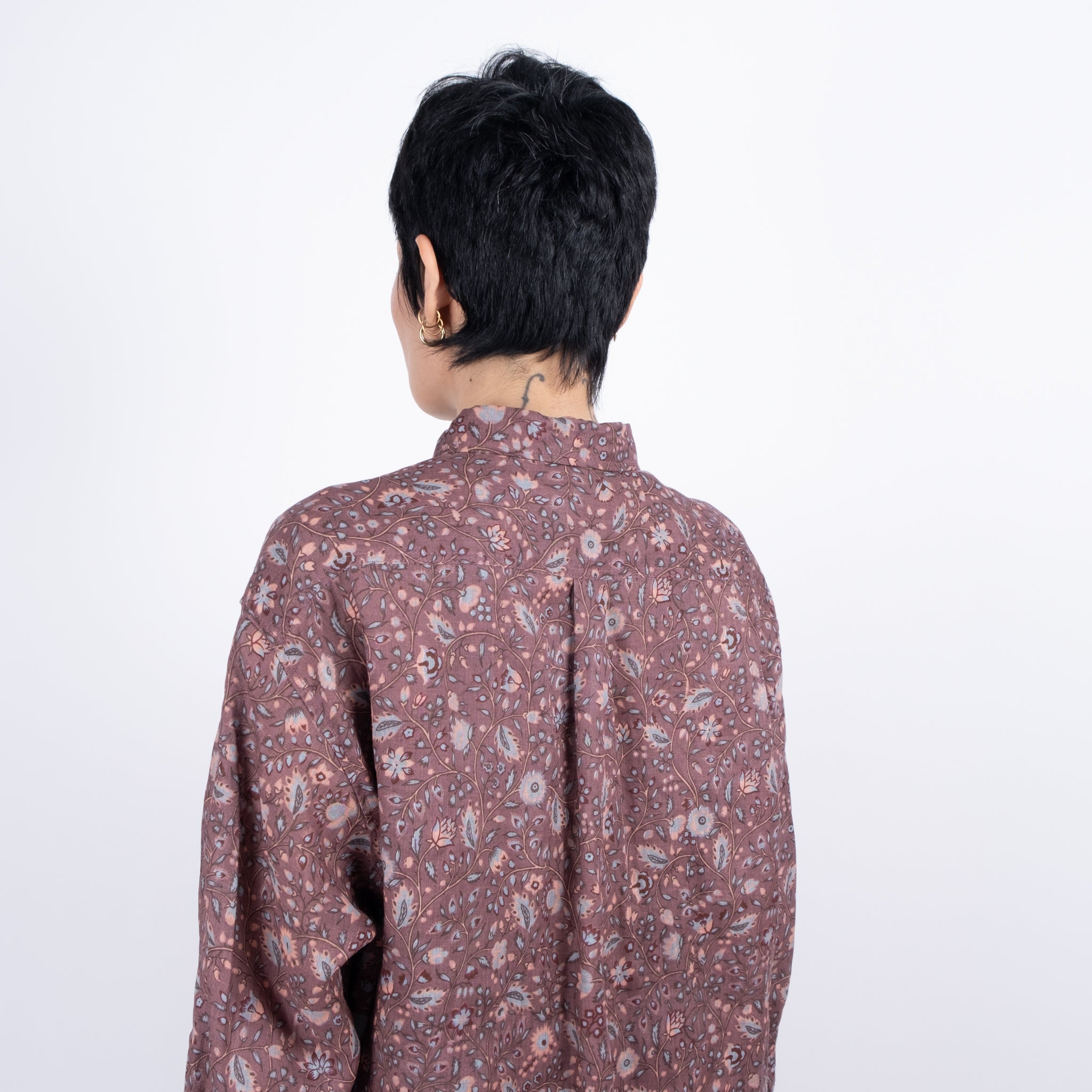 Ichi Antiquités Floral Linen Shirt