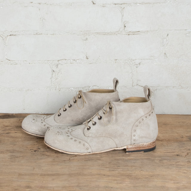 Victoria Varrasso Washed Suede Bootlettes