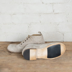 Victoria Varrasso Washed Suede Bootlettes